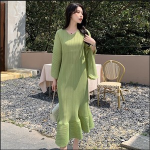 Nuovo Abito Lungo <span class=keywords><strong>Elegante</strong></span> e Sofisticato a Trapezio in Poliestere Rosso Lampone con Scollo a V, Taglie Forti, con Volant, da <span class=keywords><strong>Donna</strong></span>, <span class=keywords><strong>Estivo</strong></span> 2026 - Product Image 3