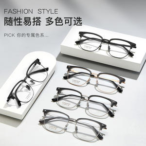Monture de lunettes tendance en titane, rectangulaire, monture intégrale, légère, IP 6072, unisexe, verres en résine, origine Danyang - Product Image 3