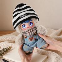 Peluche interactive intelligente AI Ours Bébé, 66 langues, voix interactive, yeux LED lumineux, mignonne et moelleuse, breloque de sac