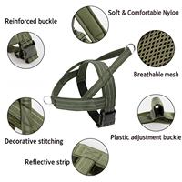 Collier pour chien en nylon réfléchissant, robuste, réglable, anti-évasion, à libération rapide, pour la promenade en extérieur, l'entraînement, logo personnalisé