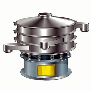 フリーズドライペットフード回転振動篩 繊細な材料のふるい分け 高精度損傷防止円形振動スクリーン - Product Image 1