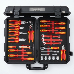 Juego de Herramientas Aisladas para <span class=keywords><strong>Electricista</strong></span> Maestro de 26 Piezas, Aprobado por VDE 1000V, en Estuche de Transporte Resistente - Product Image 6