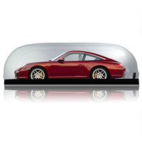 Capsule gonflable transparente en PVC, protection imperméable, housse à bulles, tente de rangement pour voiture anti-grêle auto-gonflable