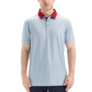 Polo de golf de sport de haute qualité à séchage rapide, coupe ajustée, impression confortable, avec logo personnalisé, chemise Upf 50 t-shirt vêtements pour hommes - Product Image 6