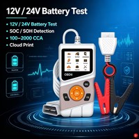 Escáner OBD2 2 en 1 y Probador de Batería de Auto de 12V, Lector de Códigos de Error, Analizador de Batería con Prueba de 100-2000 CCA, Multi Idiomas