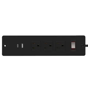 Etl Vermeld Verzonken Stekkerdoos Usb C Snel Opladen Flush Mount Bureau Meubelen Lade Socket Conferentietafel Verborgen Stopcontact