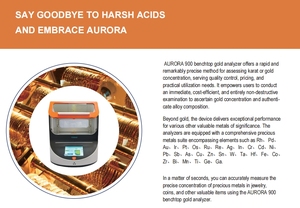 เครื่องวิเคราะห์โลหะมีค่าระดับมืออาชีพ Terras Aurora900s สำหรับการวัดกะรัต - Product Image 6