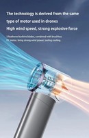 Ventilateur portable mini-jet puissant, électrique, USB, pour usage extérieur, domestique et hôtelier, emballage en boîte couleur