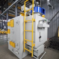 Machine de sablage à bande rotative YuFei, prix usine, composants essentiels : moteur, pompe, boîte de vitesses, ébavurage automatique