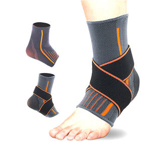 Sangle de cheville élastique réglable à compression, manchon de soutien, attelle de sport pour joueurs de basketball avec fonction de protection - Product Image 1