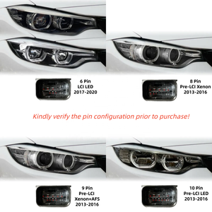 Feux avant LED bicolores blanc/jaune CCTC IKON V2 Style F32 F33 F36 Série 4 F80 M3 F82 M4 pour BMW 425i 428i 430i 435i - Product Image 5