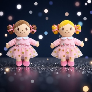 Özel Tasarım Fantazi Serisi 30cm Mini Yeniden Doğmuş Kız Bebek Oyuncak Süper Yumuşak Bebek İlk Peluş Oyuncak %100 PP Pamuk Dolgulu Bebekler - Product Image 2