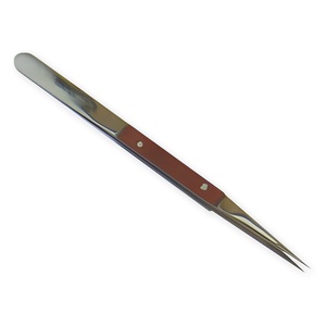 Pinzas de soldadura de 8 pulgadas de largo S-132 ii E, pinzas de acero inoxidable con bloqueo cruzado, herramienta de soldadura de acción inversa con agarre de fibra - Product Image 1