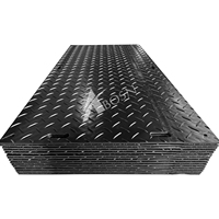 4x8 plastique hdpe piste route tapis de sol temporaire utrl matériau durable hdpe tapis de protection du sol