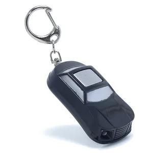 Car LED Light Torch telecomando suono portachiavi elettronico Key Finder localizzatore Beep plastica ABS fischio automatico portachiavi Car Finder