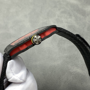 2026年ホットセール超薄型7.8mm RM67-02クォーツファイバーテクスチャードホローダイヤルレーシングスポーツメンズビジネス機械式腕時計 - Product Image 5