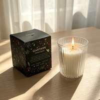 Aceite de Masaje, Cera de Soja, Vela Aromática Hecha a Mano, Aromaterapia, Spa, Relajación, Regalo para el Hogar, Regalo para Navidad, San Valentín, Regalos de Lujo