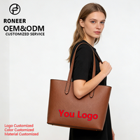 Sacs à main pour femmes en cuir PU Saffiano vintage imperméable léger portable pliable avec poignée supérieure et bandoulière en polyester