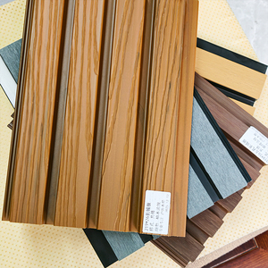 Panneaux muraux extérieurs WPC minimalistes, finition unie, revêtement extérieur pour les murs extérieurs des galeries d'art modernes - Product Image 4