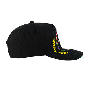 Casquettes de course en daim de haute qualité Tcap Chine avec broderie personnalisée et strass en forme de A, casquettes de baseball - Product Image 4