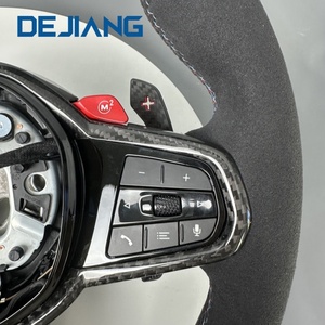 Volante Personalizzato in Alcantara per <span class=keywords><strong>Interni</strong></span> <span class=keywords><strong>Auto</strong></span>, Adatto per BMW CS F90 G20 G22 G30 G80 G11 G06 G38 G42 G22 G80 - Product Image 3