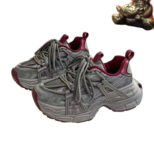 Zapatos de Mujer Torre de Moda, sin Cordones, con Plataforma Gruesa, Cómodos para Viajar y Correr en Otoño, con Suela Gruesa que Aumenta la Altura, Transfronterizos - Product Image 1