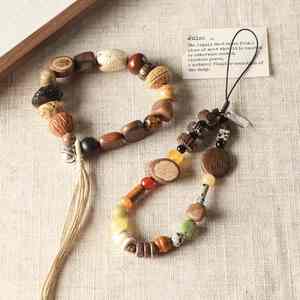 Cuentas Sueltas de Madera Natural Sin Teñir Personalizadas, Mezcla de 12 mm, Cuentas Espaciadoras Clásicas Ecológicas para Kits de Bricolaje de Pulseras y Collares - Product Image 5