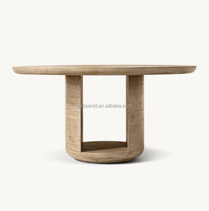Mesa de comedor redonda Sassanid Modern Classical Architecture Oak Bora - Product Image 2
