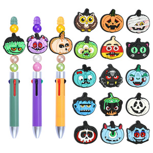 Hot Bán Phim Hoạt Hình Dễ Thương Halloween Tiêu Điểm Hạt Bán Buôn Cho Bút PVC Không Thấm Nước Tiêu Điểm Hạt Cho Keychain Phụ Kiện - Product Image 2