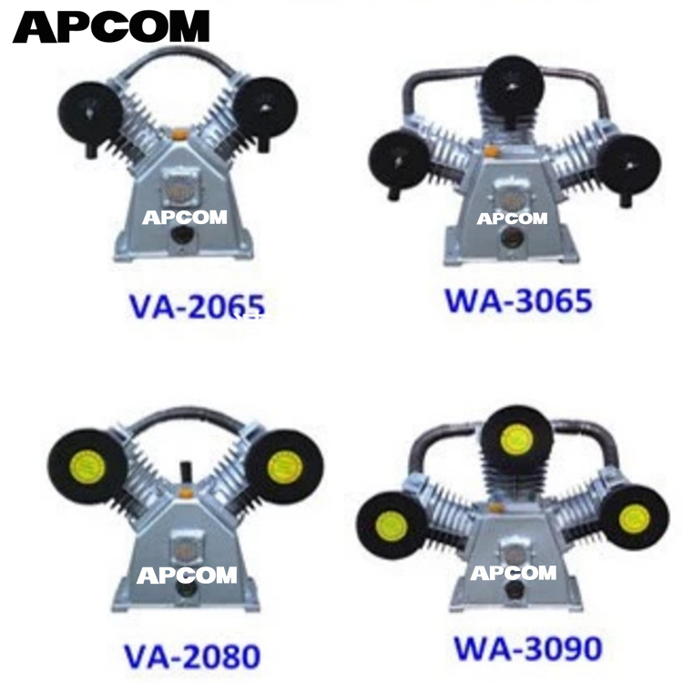 Pompe de compresseur d'air à piston APCOM 2065 3080 3090 tête de pompe de compresseur d'air 3065 T tête de compresseur