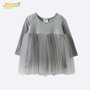 <span class=keywords><strong>Abiti</strong></span> Corti per Bambine 2024, Design a T-Shirt in Tinta Unita, Vestiti da Principessa per Bambine - Product Image 2