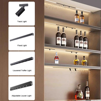 Un nouveau design pour les spots LED magnétiques à rail utilisés dans les armoires et les vitrines ; détachable.