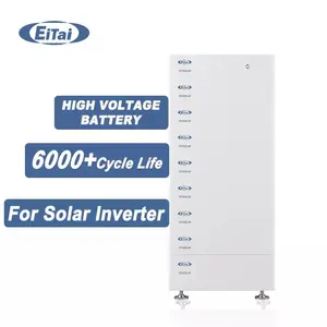 Eitai Standard Prix raisonnable Lifepo4 Batterie solaire Gamme de haute tension de 102 à 512V Batterie au lithium-ion Pack de cellules Bms