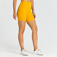 Shorts de sport et de yoga avec poches latérales, pour la course, le fitness et le cyclisme, séchage rapide, respirants, taille haute, personnalisables