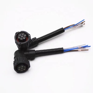 OEM Heavy truck fanale posteriore 7pin connettore per rimorchio-cavo faro fanale posteriore cablaggio a 7 fori connettore di alimentazione