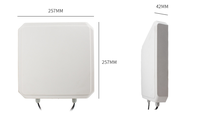 Lector de Etiquetas RFID UHF ISO18000-6C 860-960MHZ de Largo Alcance RS232/RS485 R16 9DB