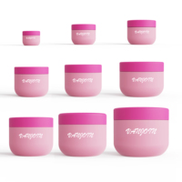 Emballages de luxe pour soins de la peau, pots et contenants vides pour beurre corporel, lotion, crème, 30 ml, 50 ml, 100 ml, 150 ml, 200 ml, avec boîte cosmétique