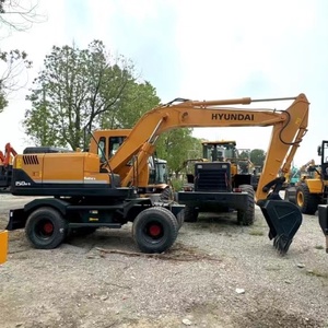<span class=keywords><strong>Hyundai</strong></span> 150W-9 usato escavatore ruota 15Ton di seconda mano idraulico escavatore macchina costruzione per la vendita a basso prezzo - Product Image 1
