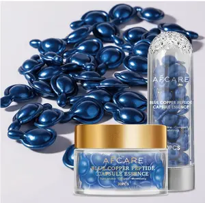 2023 Vente chaude de haute qualité en gros Ekber Blue Copper Peptide Sérum Capsules pour Anti-âge Restaurer la vitalité de la peau