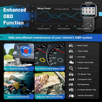 CGSULIT SC880 A1 modèle 2023 Auto OBD2 outils de diagnostic moteur OBD2 Scanner avec mise à jour gratuite pour le codeur et le lecteur de véhicule pour les voitures