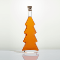 Árbol de Navidad Premium a medida 500 m Ron whisky vodka gin licores botella de vidrio con tapón de corcho LGG-09
