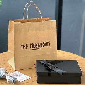 Bolsas de Papel Kraft Ecológicas Personalizadas con Laminación y Asa para Regalo, Logotipo Personalizado para Compras y Regalos - Product Image 5