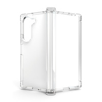 Funda Magnética Transparente Ultra Clara para Samsung Z Fold 7, Material PC TPU, Protección Antigolpes en las Cuatro Esquinas