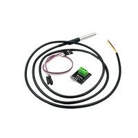 Modul Sensor Suhu Tahan Air DS18B20 Termometer Digital dengan Papan Terminal Kabel