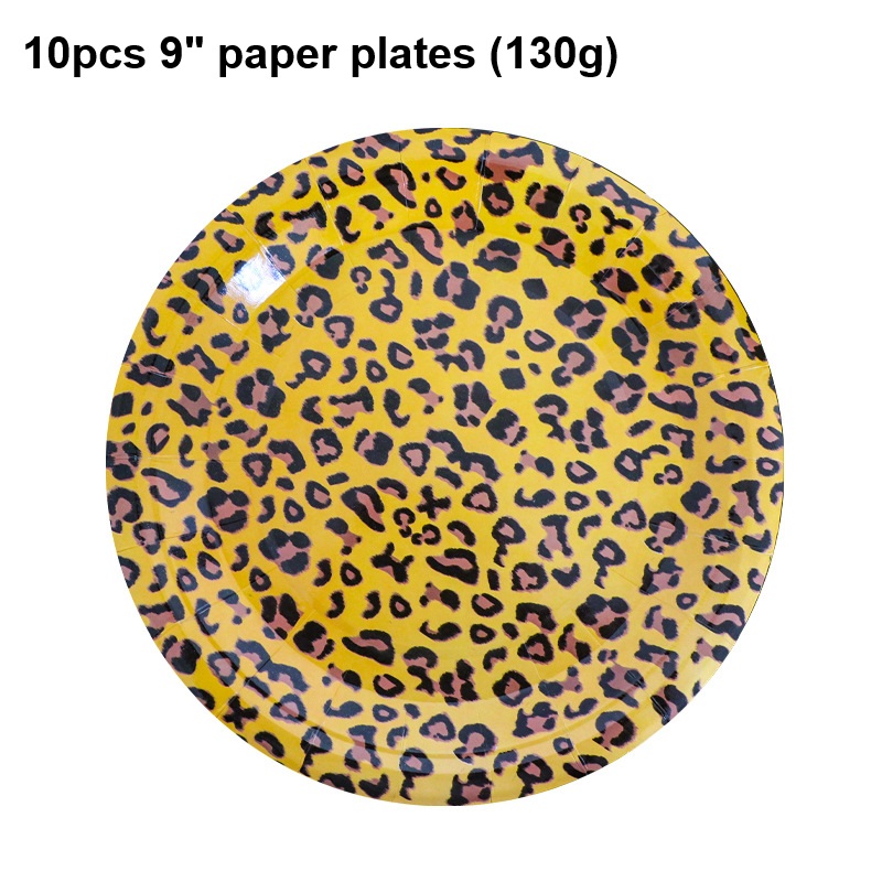 Yellow-10pcs 9inch paper plates