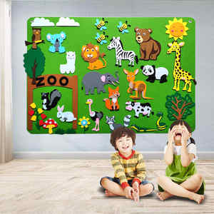 Wall Hanging Storyboard the Sea Animal Insert <b>Felt</b> Activity <b>Felt</b> Busy <b>Board</b> Montessori Learning - Product Image 4