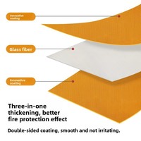 Couverture anti-feu en fibre de verre avec revêtement en silicone double face, anti-rayures, couverture de sécurité incendie d'urgence, plusieurs tailles disponibles