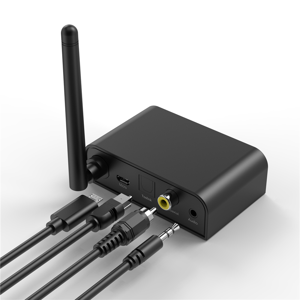 Bluetooth Receiver 5.3NFC Bluetooth Adapter Coaxial Fiber Optic Hifi Bluetooth Transmitter Universal