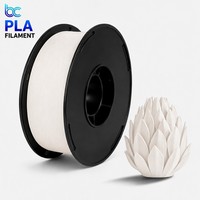 Filamen PLA Standar 1.75mm ± 0.02mm 1kg Gulungan Universal untuk Printer 3D FDM, Tidak Mengalami Penyumbatan