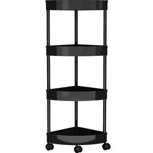 Estante Esquinero American Streetwear Selection de 5 Niveles, Estante de Almacenamiento Móvil de Plástico para Baño, Cocina, Sala de Estar - Product Image 5